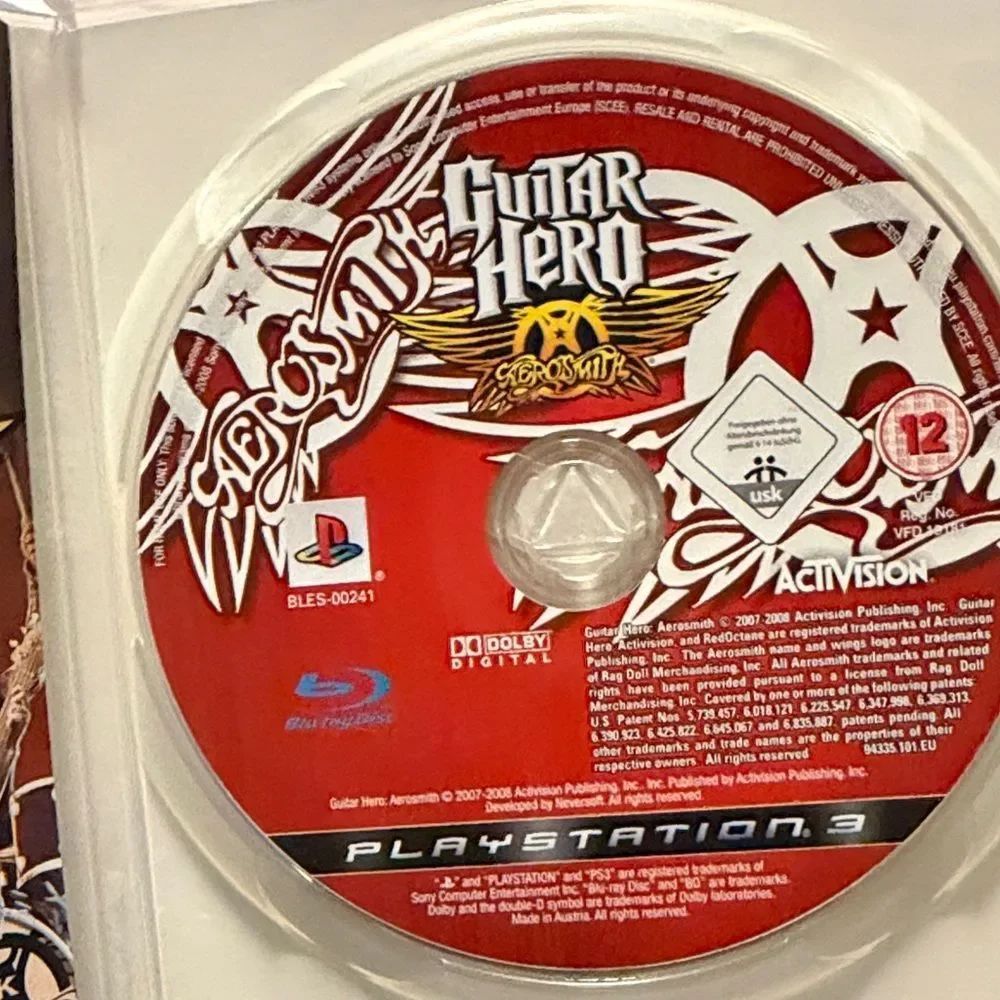 Guitar Hero: Aerosmith PlayStation 3 PS3 Video Game